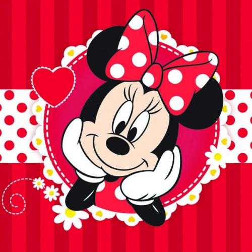 Face towel Minnie Mouse